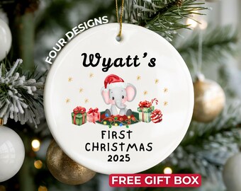 Baby Boy Ornament, Custom Baby Boy Christmas Ornament Personalized Baby Boy Keepsake Baby Boy First Christmas Ornament for Baby Boy Ornament