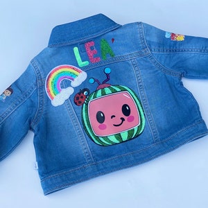 Custom Cocomelon denim Jacket | Etsy