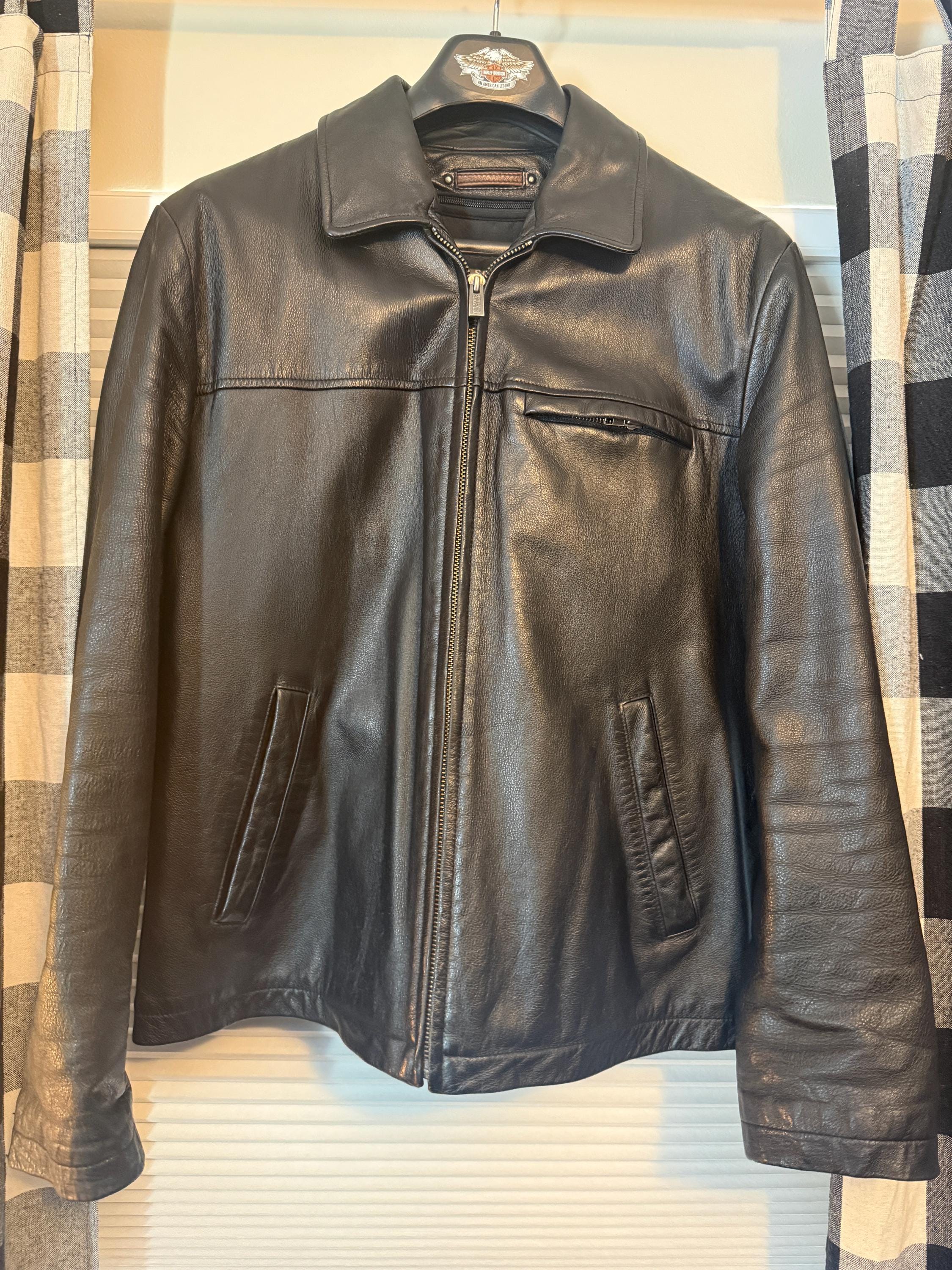 Vintage 90s Wilson Leather Jacket - Etsy