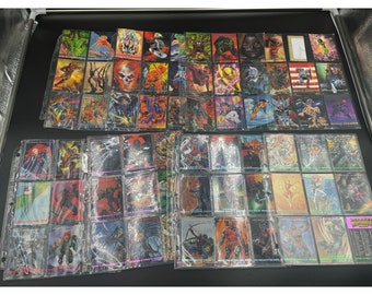 1993 Marvel Masterpieces Base Set of 89 Cards