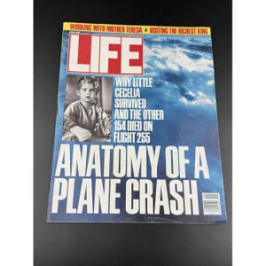 Life Magazine April 1988 Edition - Anatomy Of A Plane Crash Mother Teresa Visiting The Richest King