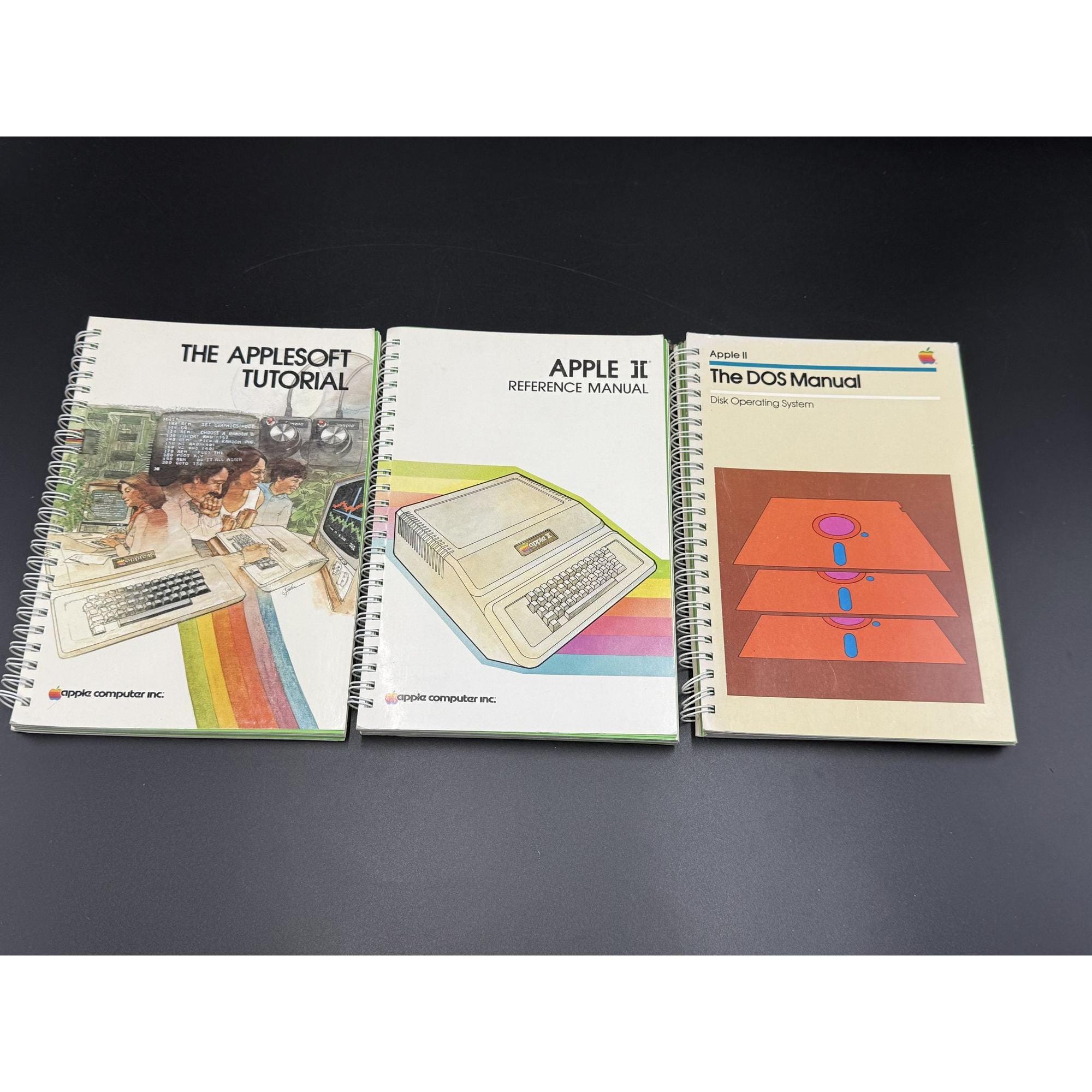 Vintage Apple II Manuals Set of 3 - Applesoft Tutorial Reference Manual ...