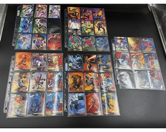 Marvel X-men Series 1 Complete Base Set of 100 Vintage Cards in