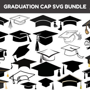 Graduation Cap Svg, Class of 2025 Svg, Graduation Svg Bundle, Graduation Topper Svg, Senior 2025 Svg, Graduation Clipart, Graduation Hat Svg