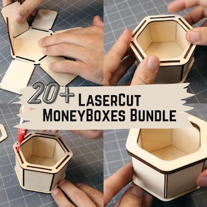 Target Piggy Bank Set of 20+ Laser Cut Svg, Target Piggy Banks, Laser Cut File, Svg Ai Cdr Dxf Pdf, Money Bank, Money Box, INSTANT DOWNLOAD