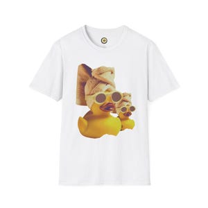 Cute Cartoon Pet T-Shirt, Dog Lover Gift, Fun Graphic Tee, Unisex Casual Wear, Animal Art Shirt, Unique Pet Apparel