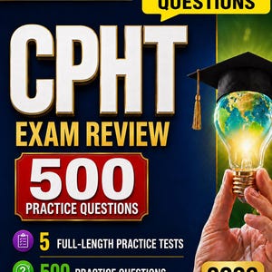 CPHT Study Guide 2026 | 500 Practice Questions | NHA Certified Pharmacy Technicians PDF