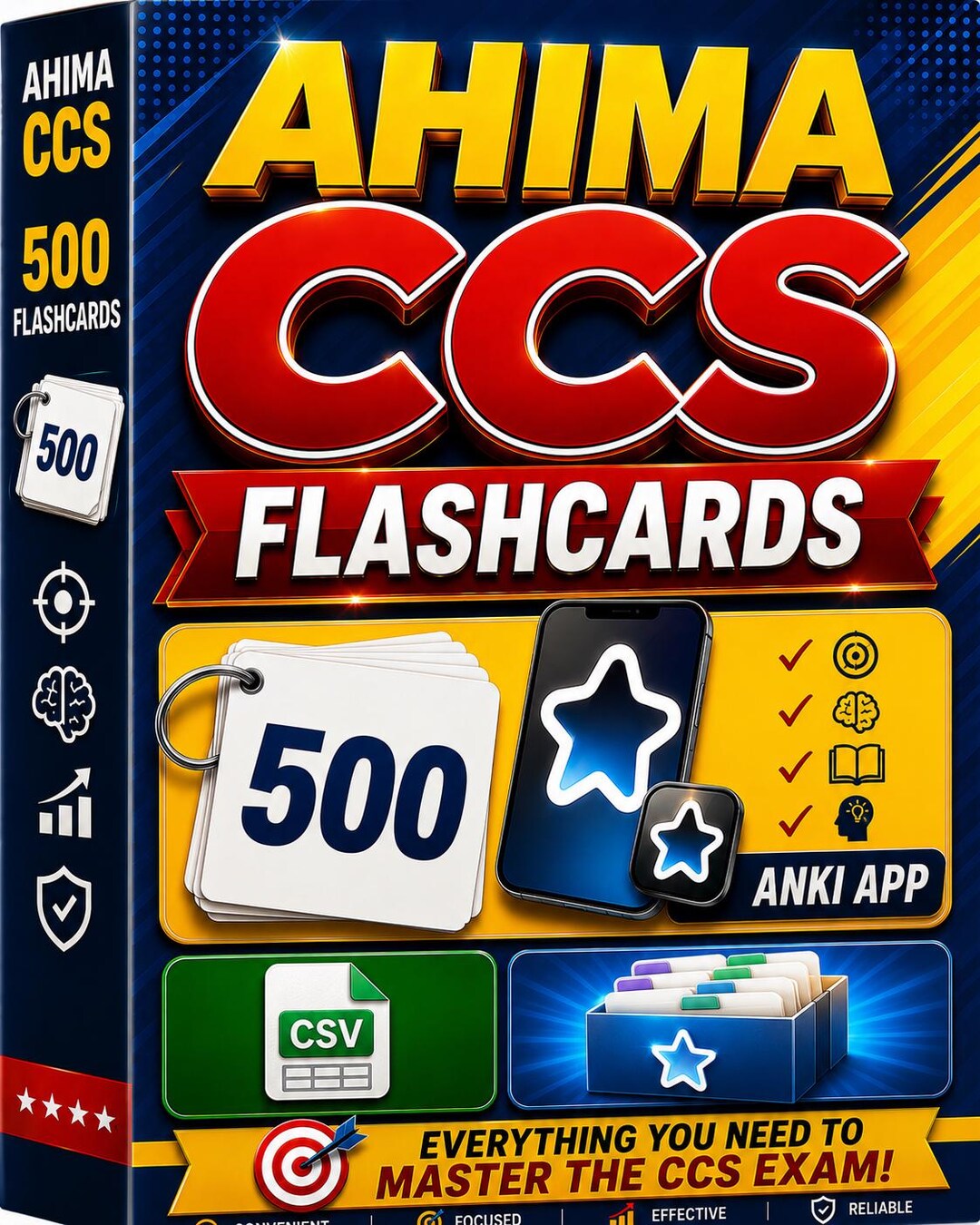 AHIMA CCS 2026 | Certified Coding Specialist | 500 Anki-compatible ...