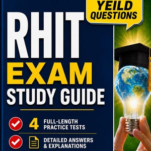 Studiegids RHIT-examen, 600 oefenvragen, voorbereiding certificering gezondheidsinformatietechnicus (pdf-download)