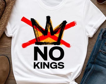 Anti Trump Protest Signs No Kings Printable Resist Defend Democracy Art no kings poster no kings protest