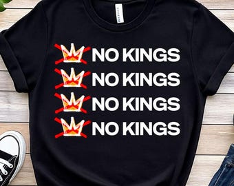 Anti Trump Protest Signs No Kings Printable Resist Defend Democracy Art no kings poster no kings protest