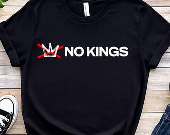 Anti Trump Protest Signs No Kings Printable Resist Defend Democracy Art no kings poster no kings protest