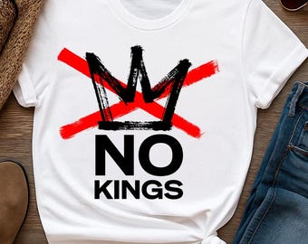 Anti Trump Protest Signs No Kings Printable Resist Defend Democracy Art no kings poster no kings protest