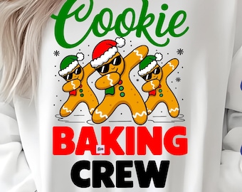 Cookie Baking Crew Svg Png, Christmas Cookie Crew Svg, Cookie Squad Svg, Gingerbread Svg, Baking with Love Svg (Digital Download)