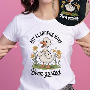 My Flabbers Have Been Gasted PNG, My Flabbers Have Been Gasted PNG, Attitude Adult Humor Fun Goose Png, Trendy Sarcastic Goose Shirt.