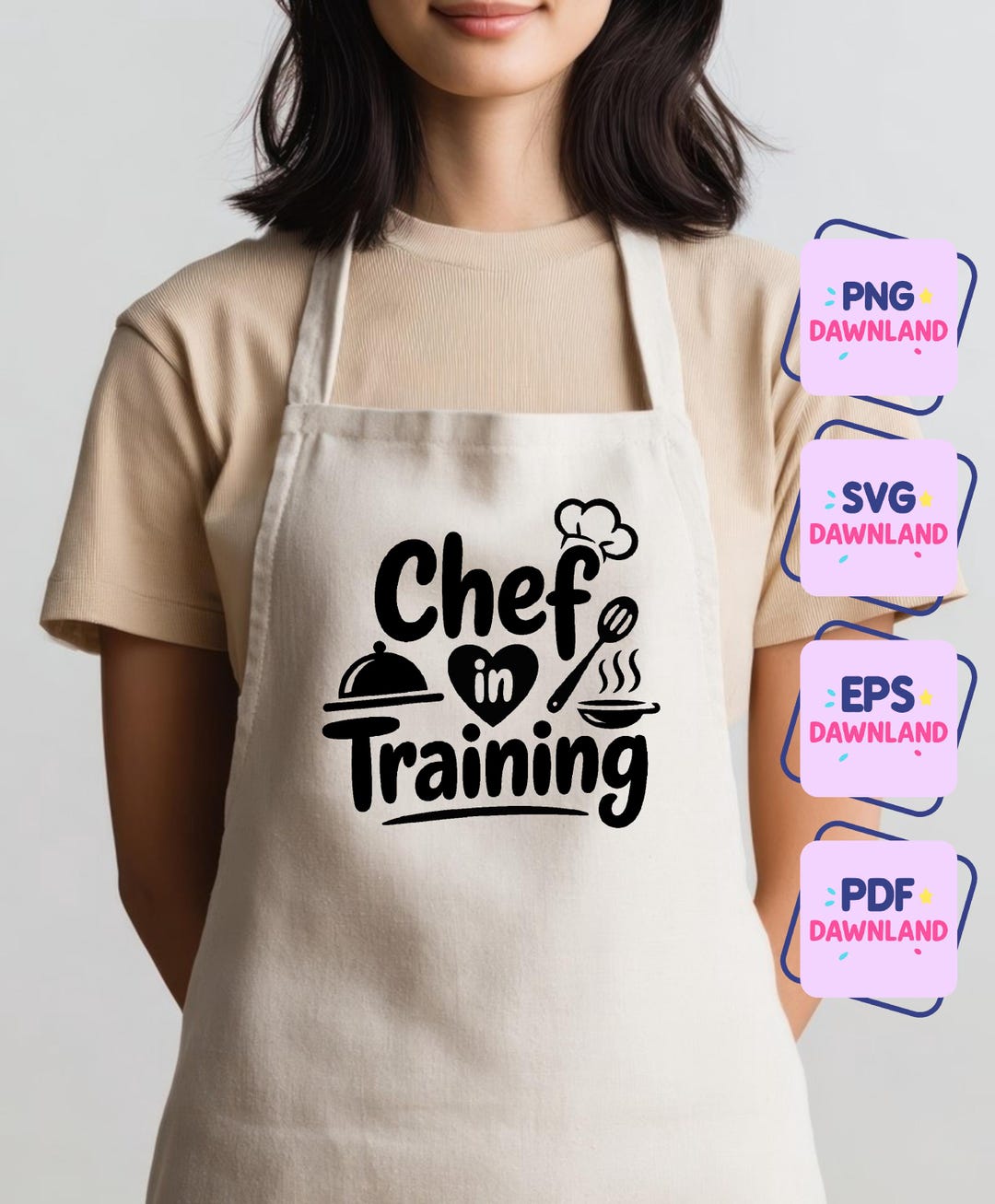 Chef in Training SVG , Printable Vector ,cricut , Cut File (digital ...