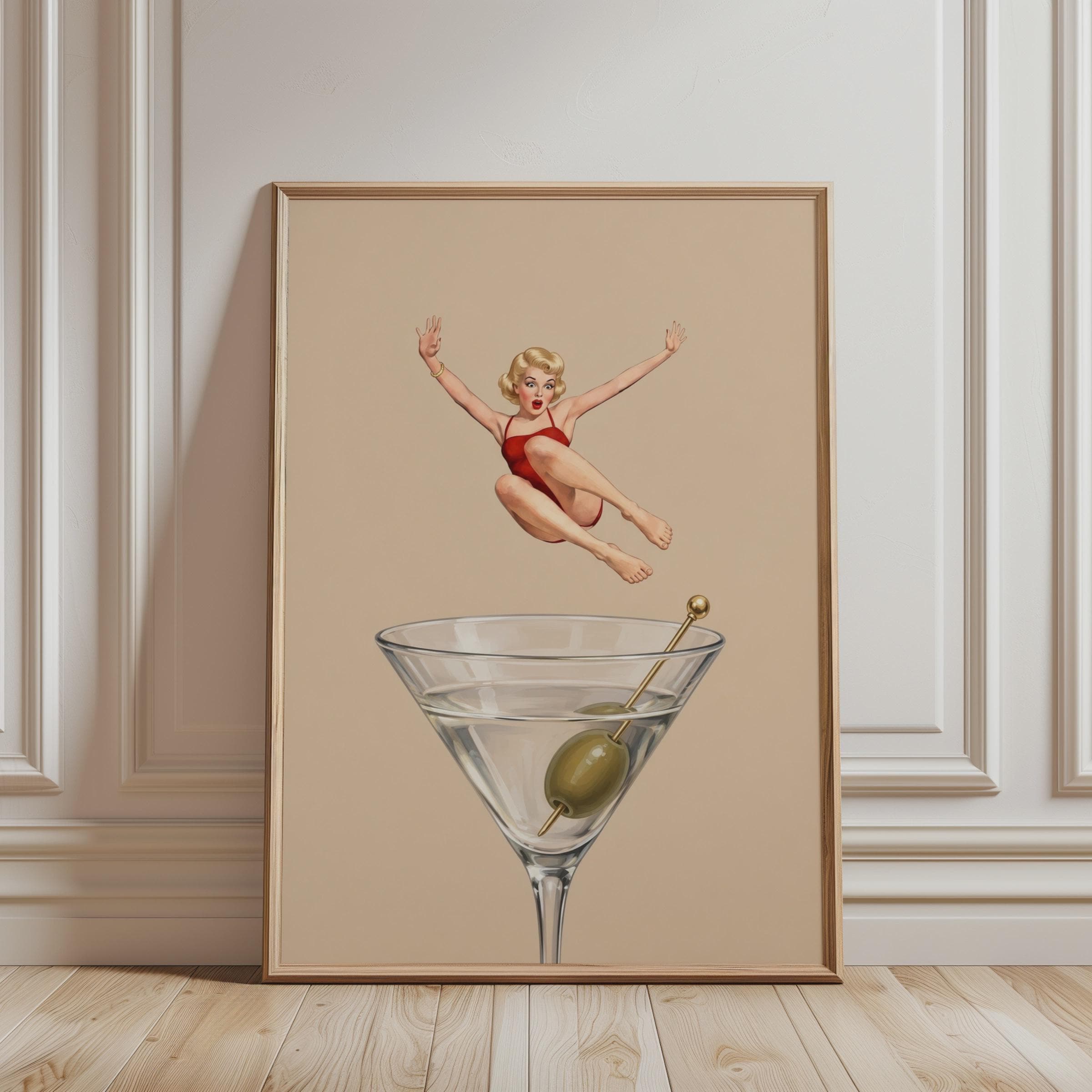Cocktail pin up girl - Etsy 日本