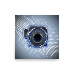 Hasselblad 500c - Vue de face - Poster graphique