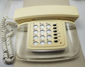 vintage clear phone etsy