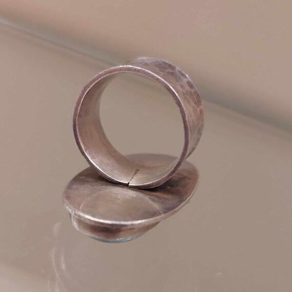 Larimar Ring Sterling Silver, Large Statement Rin… - image 7