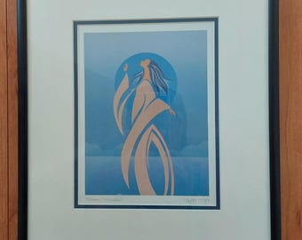 Maxine Noel Ioyan Mani SIGNED Lmtd Ed. Print Framed, First Nations