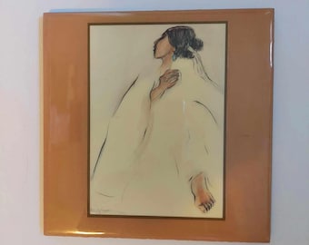 "Navajo Künstler ""Frau mit Chile" ""Religion"" ,"