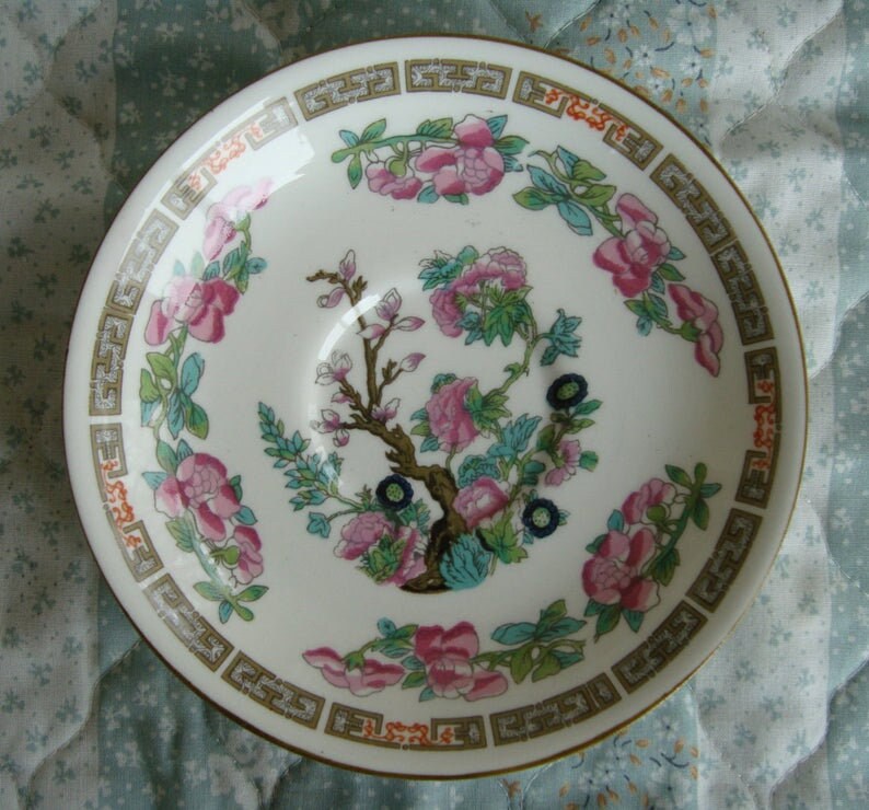 Hammersley & Co Indian Tree Made in England Bone China Etsy