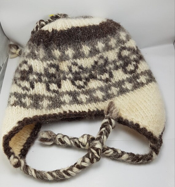 Vintage Icelandic Handmade Balaclava Wool Native H