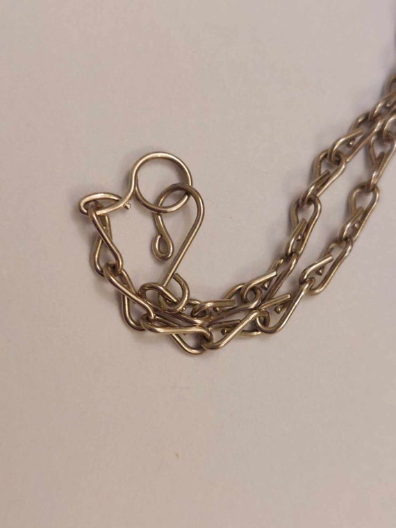 Peruvian Lapis Silver Pendant Style Necklace - image 7