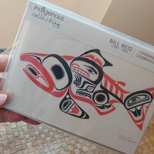 12 schwarzes, weißes und rotes GESCHENKkarten-Set der Reid Indianer