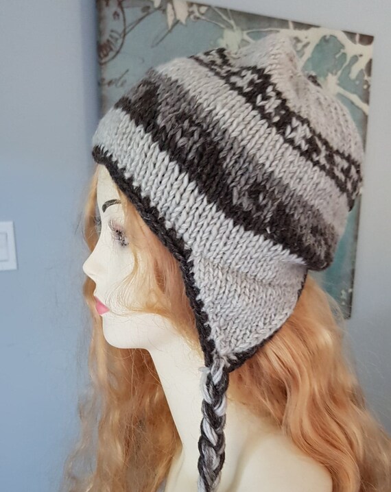 Vintage Icelandic Handmade Balaclava Wool Native H