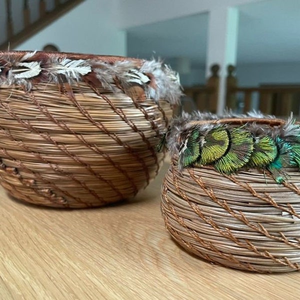 Hand Woven Baskets - Etsy
