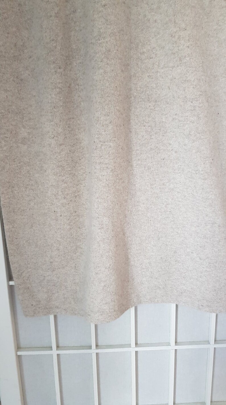 Vintage Cream Coloured Wool Skirt size Small