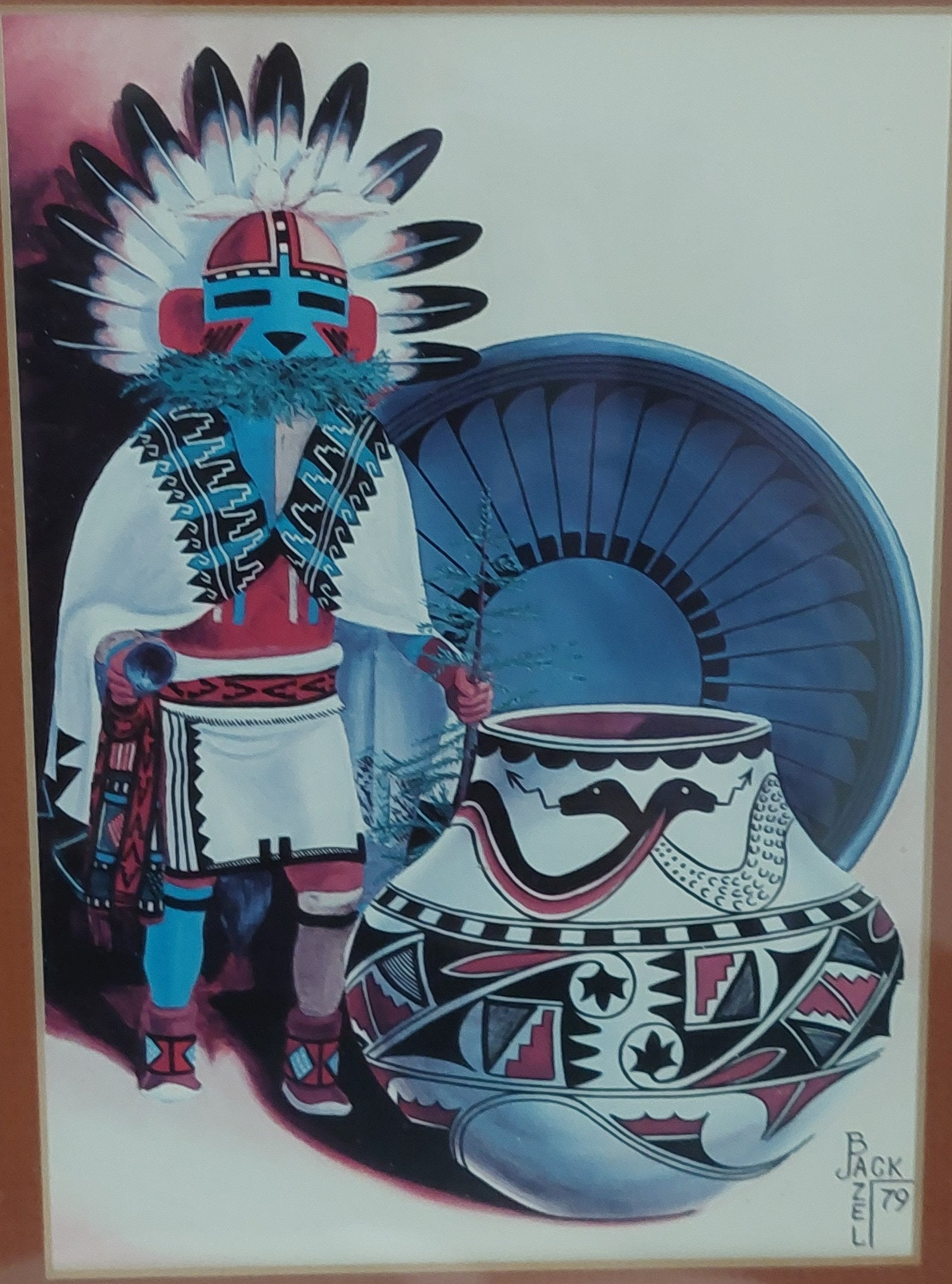 ONE Framed Vintage South West, Yuma Arizona, Jack Bazel 1979