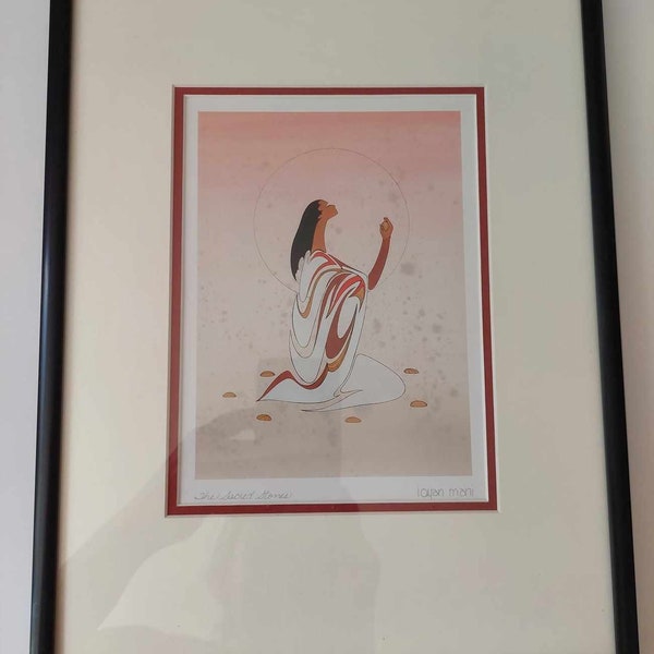 Maxine Noel Sioux artist Framed "The SACRED STONES"