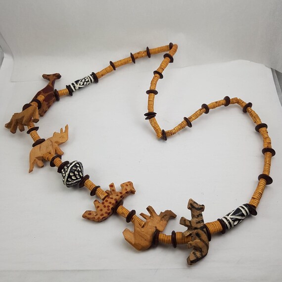 Safari Necklace African Safari Animals Necklace Vi