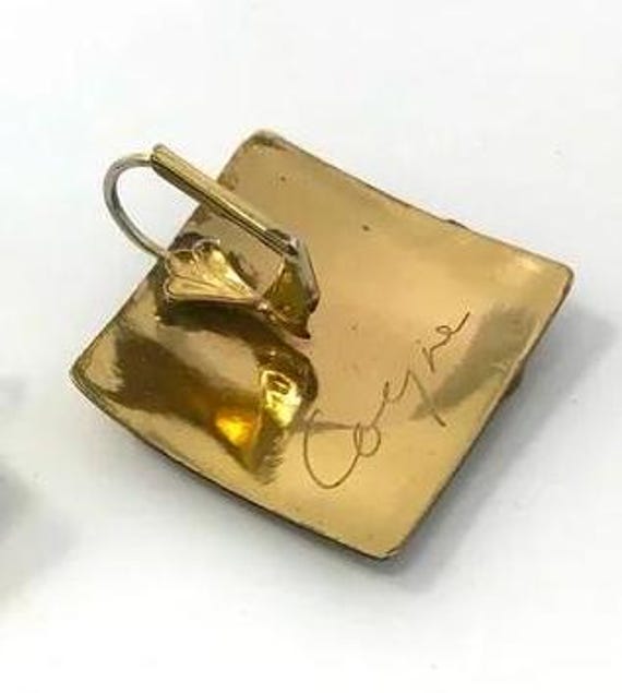 Artisan solid brass pierced equestrian horse head… - image 6