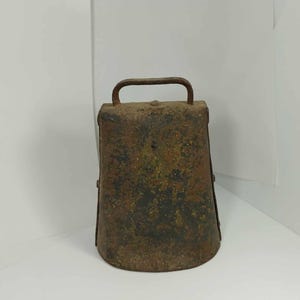 Vintage Rustic Brass Cow Bell