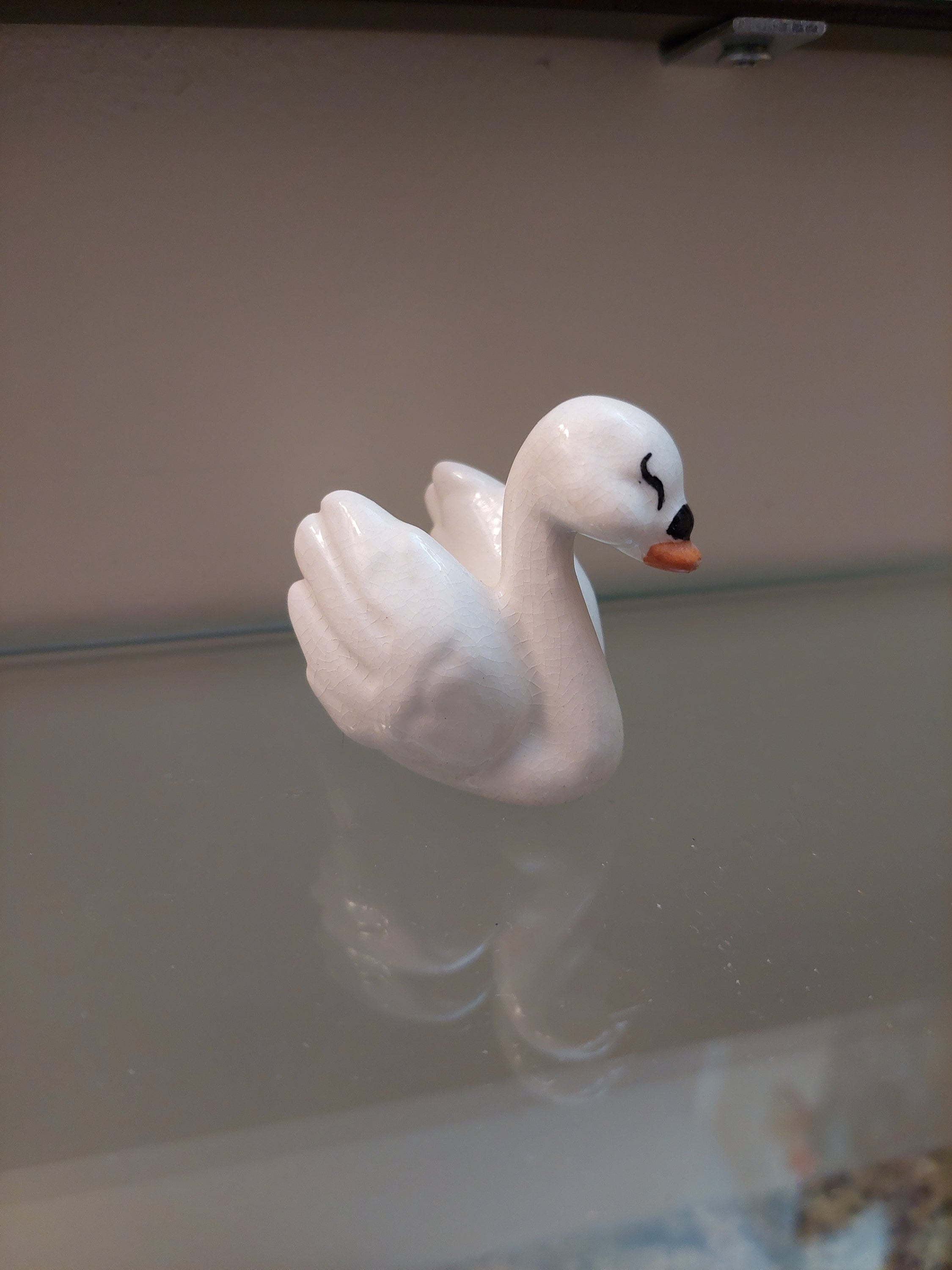 Clay Swan Sculpture - Etsy