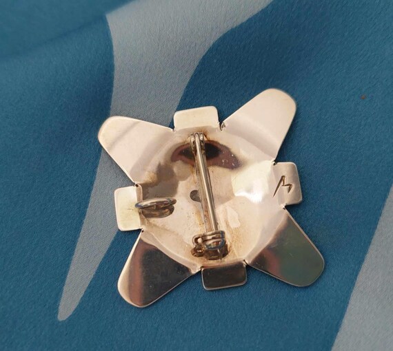 Native First Nations Signed SUN Design Sterling S… - image 5