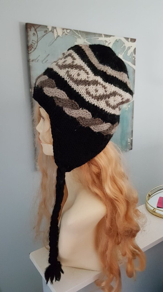 Vintage Icelandic Handmade Balaclava Wool Native H