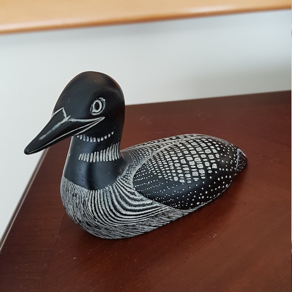 【有名人芸能人】 Vintage Duck Canada Inches 4 Black 日本 Etsy - BOMA Statue, Sculpture / Object