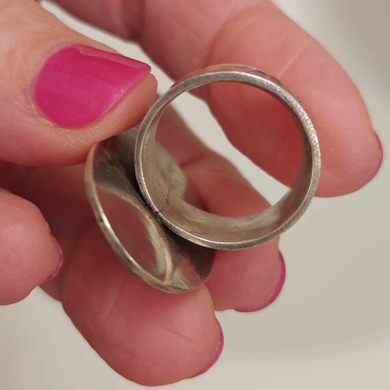 Larimar Ring Sterling Silver, Large Statement Rin… - image 8