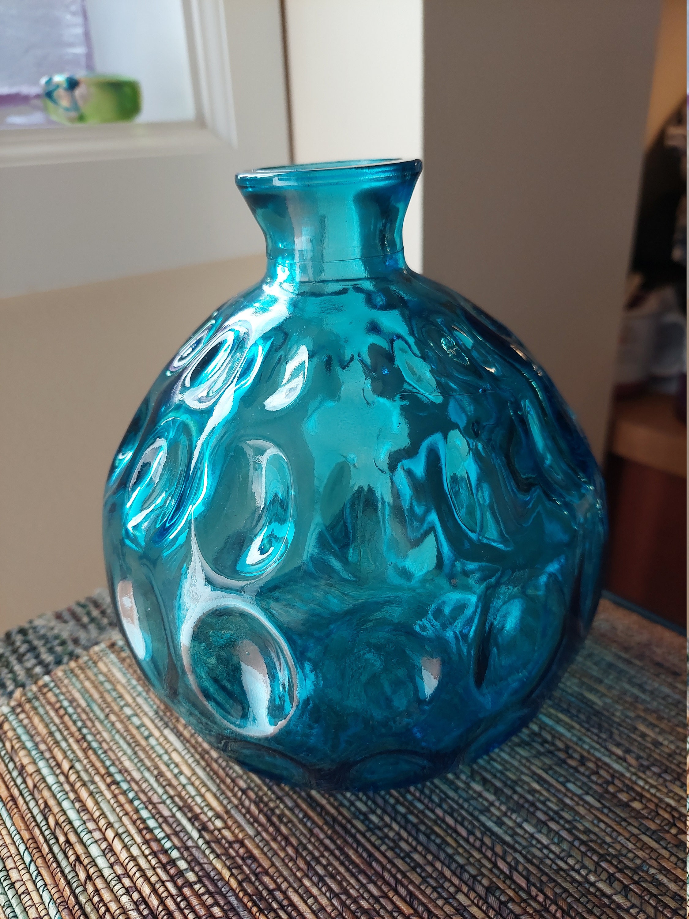 Tri-coastal Designs Mason Jar Measuring Cups Set - Set of 4 Ceramic Blue