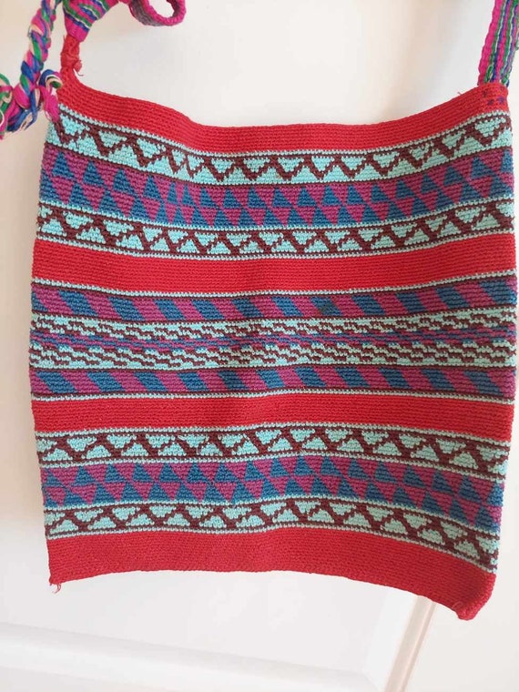 Hand woven Cotton Handbag, Peru - image 2