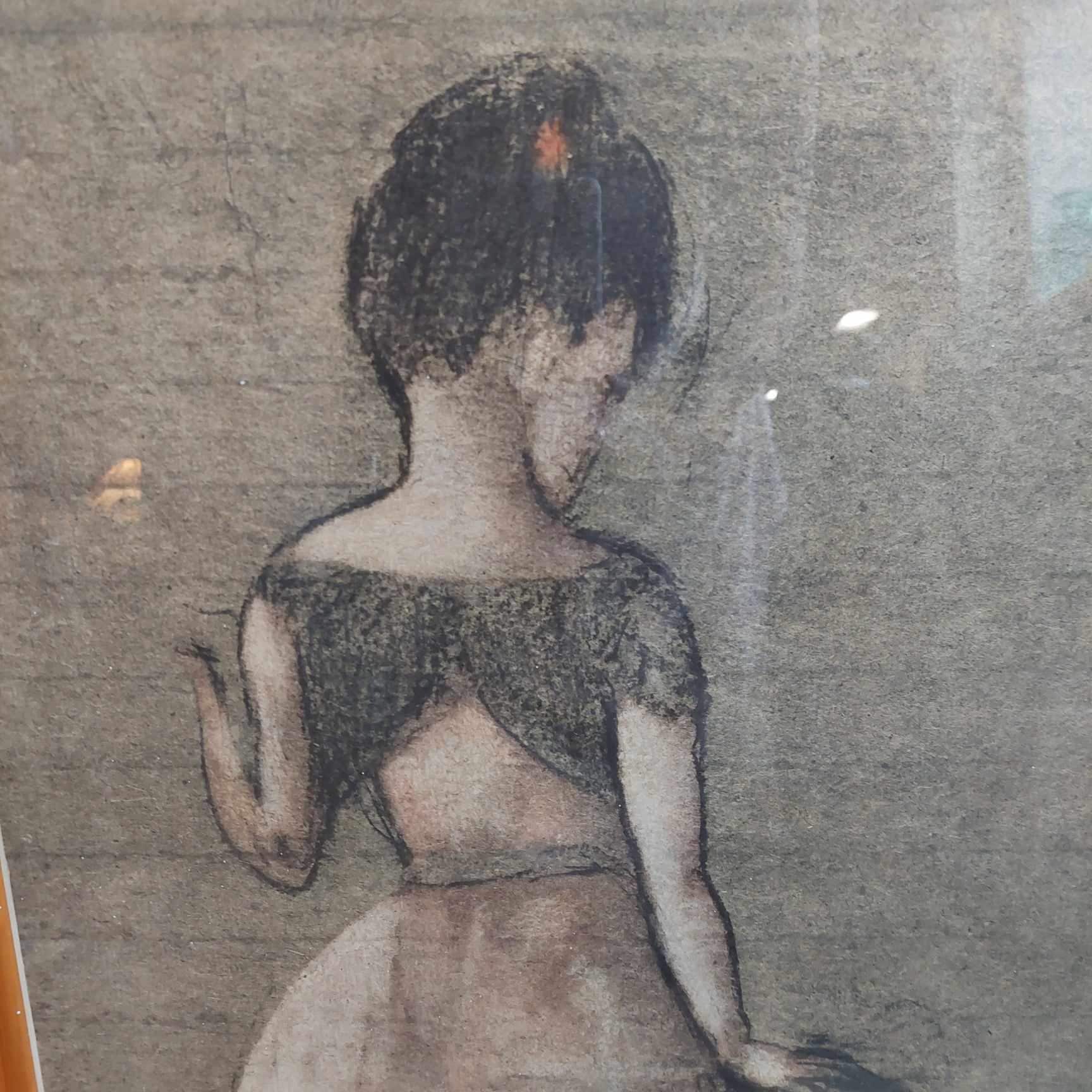Retro Pablo Picasso, Girl With Dog, 1905 Framed.. 1950's 24