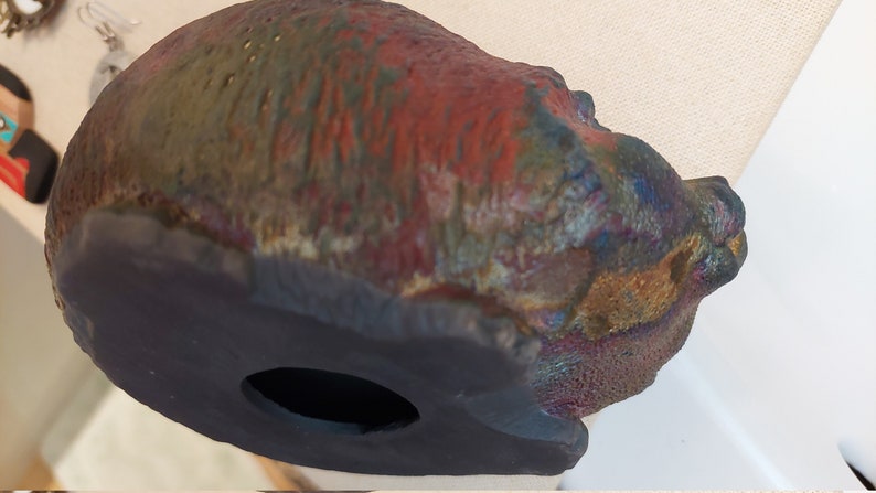 Hand Made Raku Ceramic Hedgehog - Etsy
