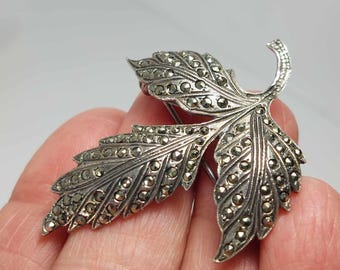 Broche Ancienne Fleur Nacre – N540 – Bijou Vintage