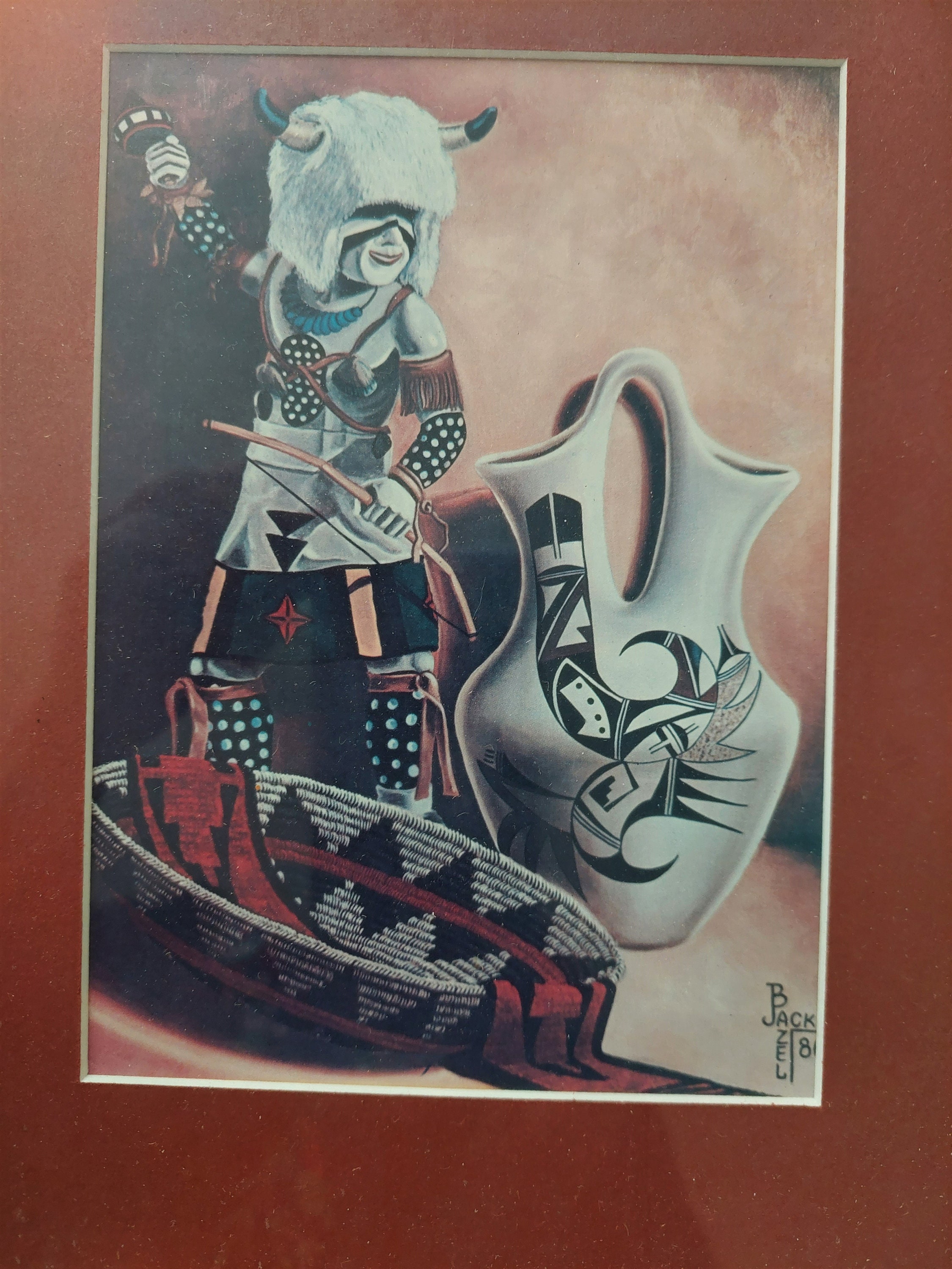 Jack Bazel Original Oil Canvas Still Life Painting MudHead