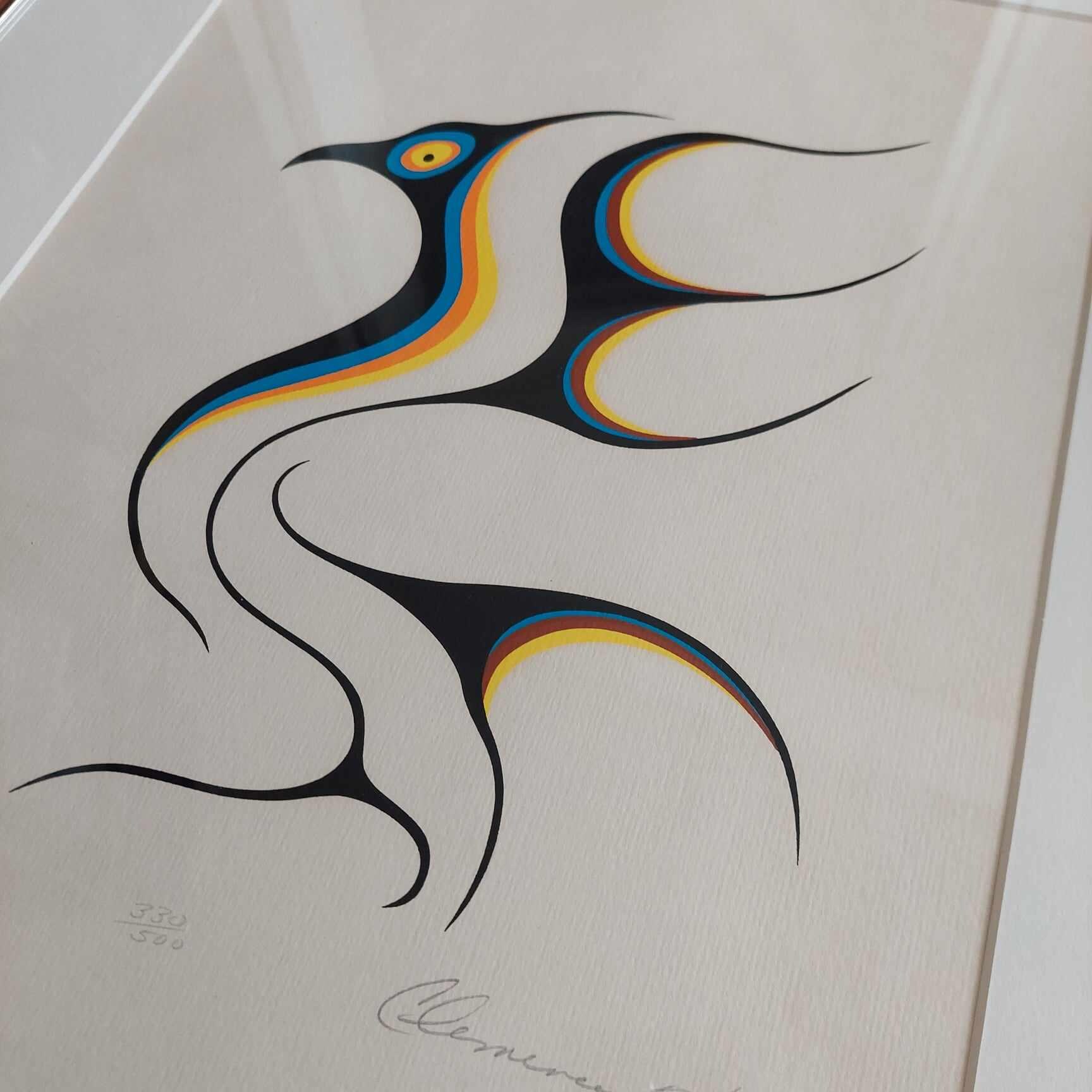 Vintage Hand SIGNED CLEMENCE WESCOUPE (first Nations Canada, 1978